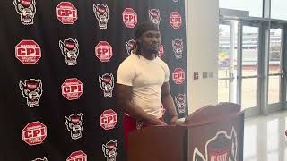 NC State RB Kendrick Raphael discusses Wolfpack running back room