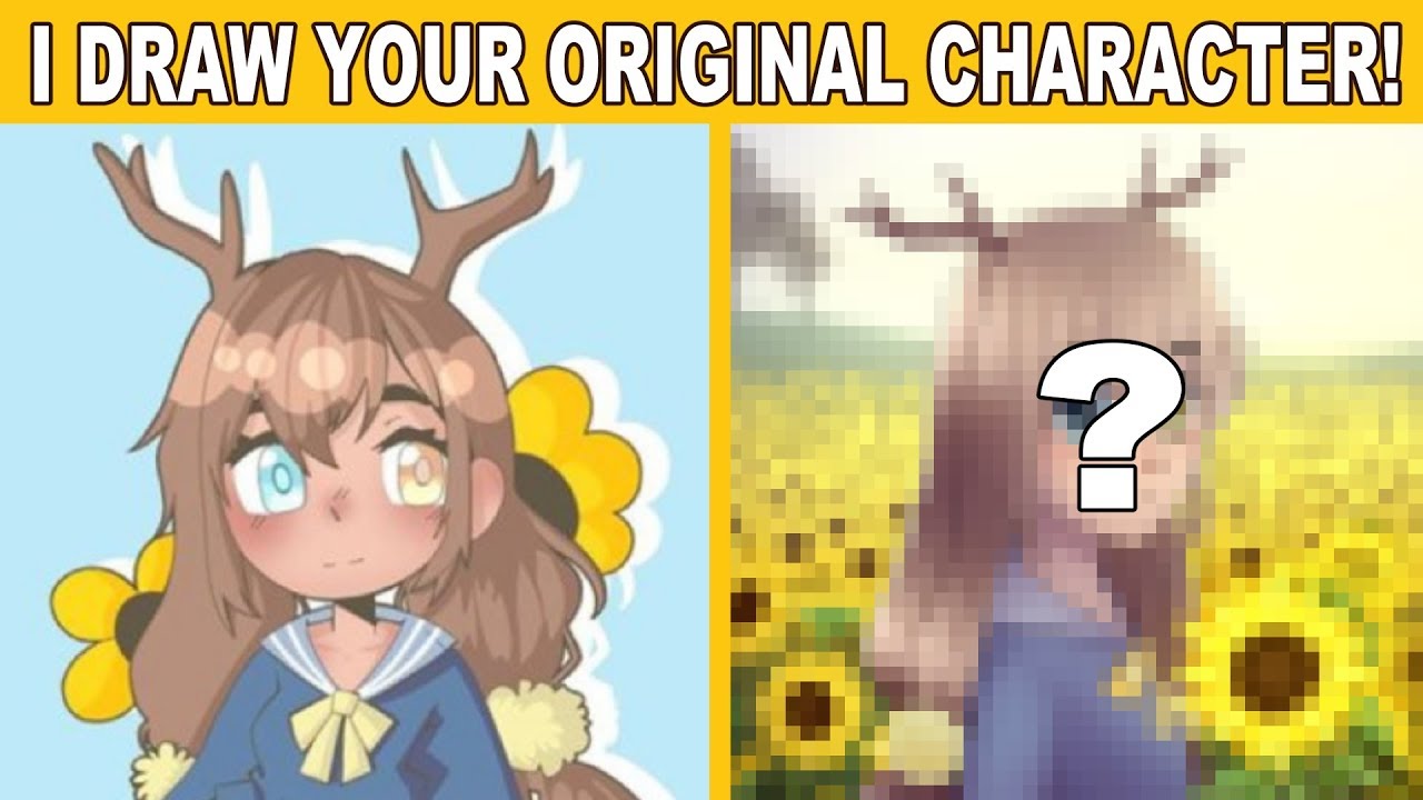 I Draw Your Original Character 12 Youtube