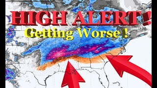 High Alert! This Major Winter Storm Will Get Worse!