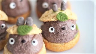 Homemade Totoro Cream Puff 토토로 슈크림 만들기! トトロシュークリームの作り方