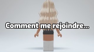 COMMENT ME REJOINDRE SANS M'AVOIR EN AMI ?? // AMMY GAMING ROBLOX