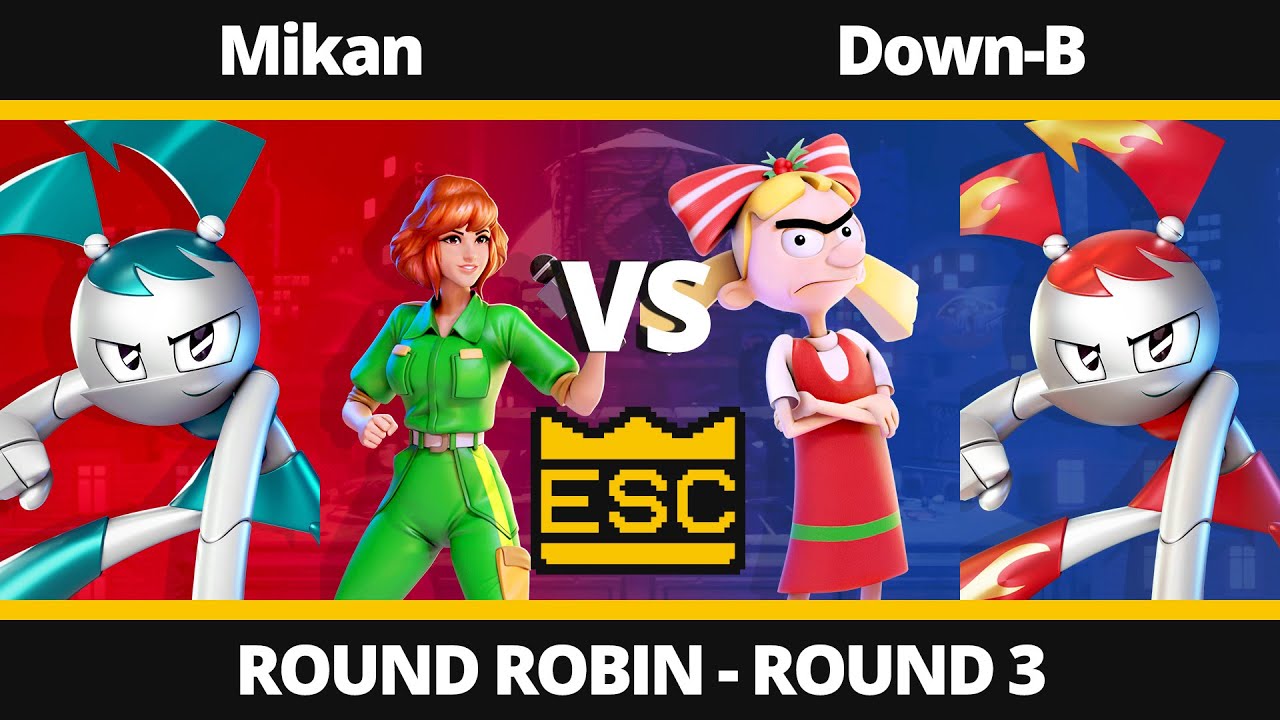 NASB @ ESC 15 - Round 3 - Mikan (April O'Neil, Jenny) Vs. Down-B (Helga ...