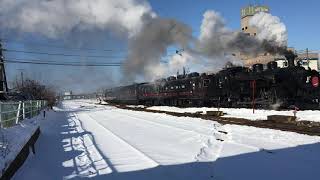 SL冬の湿原号　２０２０年１月２５日　北海道釧路駅