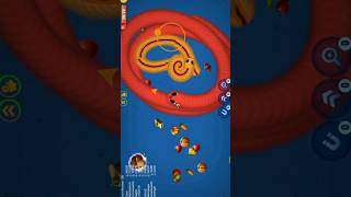 Worms Zone Biggest Snake Magic 🐍 Gameplay #wormszoneio #shorts #slithersnake #fungame #viralgame