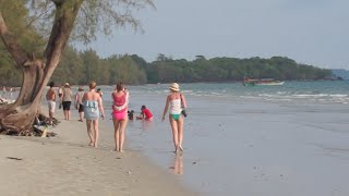 Otres Beach at Sihanoukville Province in Cambodia