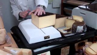 Hand-wrapping Cheese