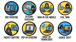 Every Public Wi-Fi Attack Explained in 8 Minutes