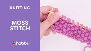 How to Knit: Moss Stitch / Seed Stitch