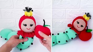 😍HOW TO MAKE A Hungry Caterpillar From Socks/❤Children's Favorite Toy🔊