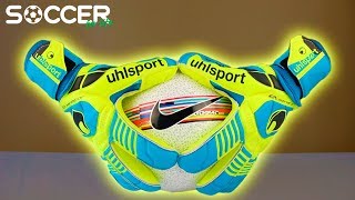 ОЧЕНЬ СЕРЬЕЗНЫЕ ПЕРЧАТКИ ДЛЯ ВРАТАРЯ. Uhlsport ELIMINATOR SUPERSOFT R