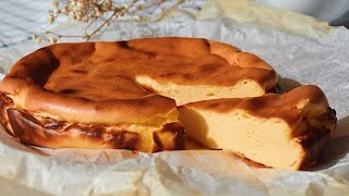 【丑萌系甜品】巴斯克焦香乳酪蛋糕 | Basque Burnt Cheesecake | バスクチーズケーキ | 바스크 치즈케이크| Bake Me Away |