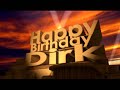 Happy Birthday Dirk