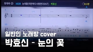 박효신 - 눈의 꽃 (일반인 노래방 cover)