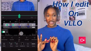 HOW I EDIT MY YOUTUBE VIDEOS ON MY IPHONE| VLLO
