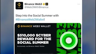 Tutorial Garap Airdrop Cyber x Binance Web3