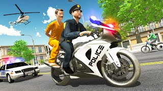 Police Moto Bike Prisoner Transport 3D - Bike Prisoner Games - Android GamPlay