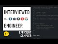 Python interview with a FAANG engineer: Efficient sampler