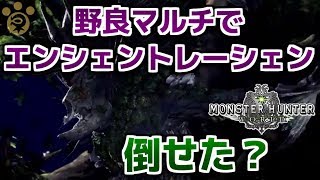 【MHW】野良マルチでエンシェントレーシェン倒せた？【モンハンワールド】