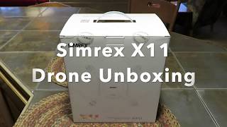 Simrex X11 X-11 Drone Unboxing