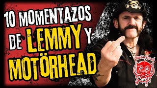 10 momentazos de LEMMY KILMISTER y MOTÖRHEAD