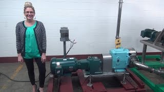 Waukesha Model 220 Positive Displacement Pump Demonstration