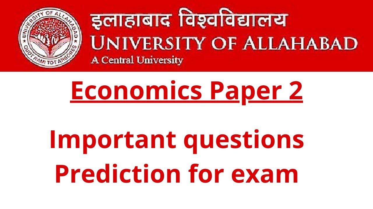 BA 1st Year Important Questions For Economics Paper 2 For Annual Exam ...