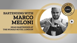 Bartending with Marco Meloni | London Spirits Competition