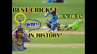 U.S. Soldier Reaction : Best Cricket Run Outs Ever! [ Best cricket match of all time ]