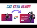 Create a Stunning  HTML CSS Hover Card Tutorial: Image Zoom + Text Slide Effect