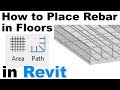 How to Place Rebar in Floors in Revit Tutorial