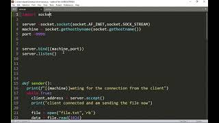 sending files with python sockets