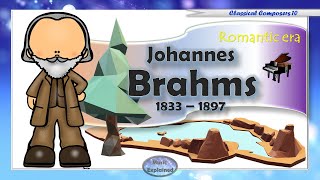 Johannes  Brahms - Classical composers for kids - Listen and Learn - Lullaby