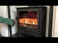 how to light your wood burning stove