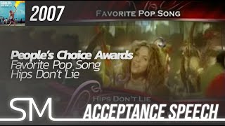 Shakira | 2007 |  Peoples Choice Awards | Favorite Pop Song - Hips Don't Lie