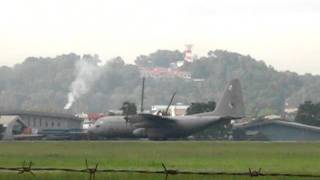 RMAF Lockheed C-130H-MP Hercules (L-382) Taking off At Runway 15 Heading to 33 @ SZB