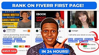 How To Rank Your Gigs On Fiverr In 24 Hours | Make Money Online (Fiverr Gig Ranking 2023)