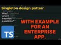 Singleton Design pattern in Typescript | Basics, Examples, Interview questions