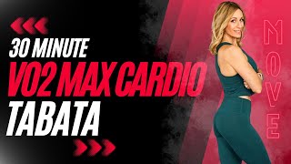 30 Minute VO2 Max Cardio Tabata | Cardio HIIT Workout