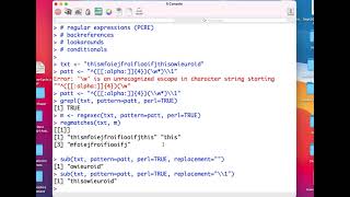 REGEX: Backreferences