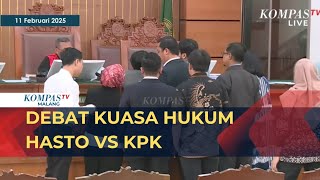 Debat Kuasa Hukum Hasto Vs KPK di Sidang Praperadilan