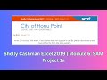 Module 6: SAM Project 1a | Shelly Cashman Excel 2019 #module6 #samproject1a #shellycashmanexcel2019