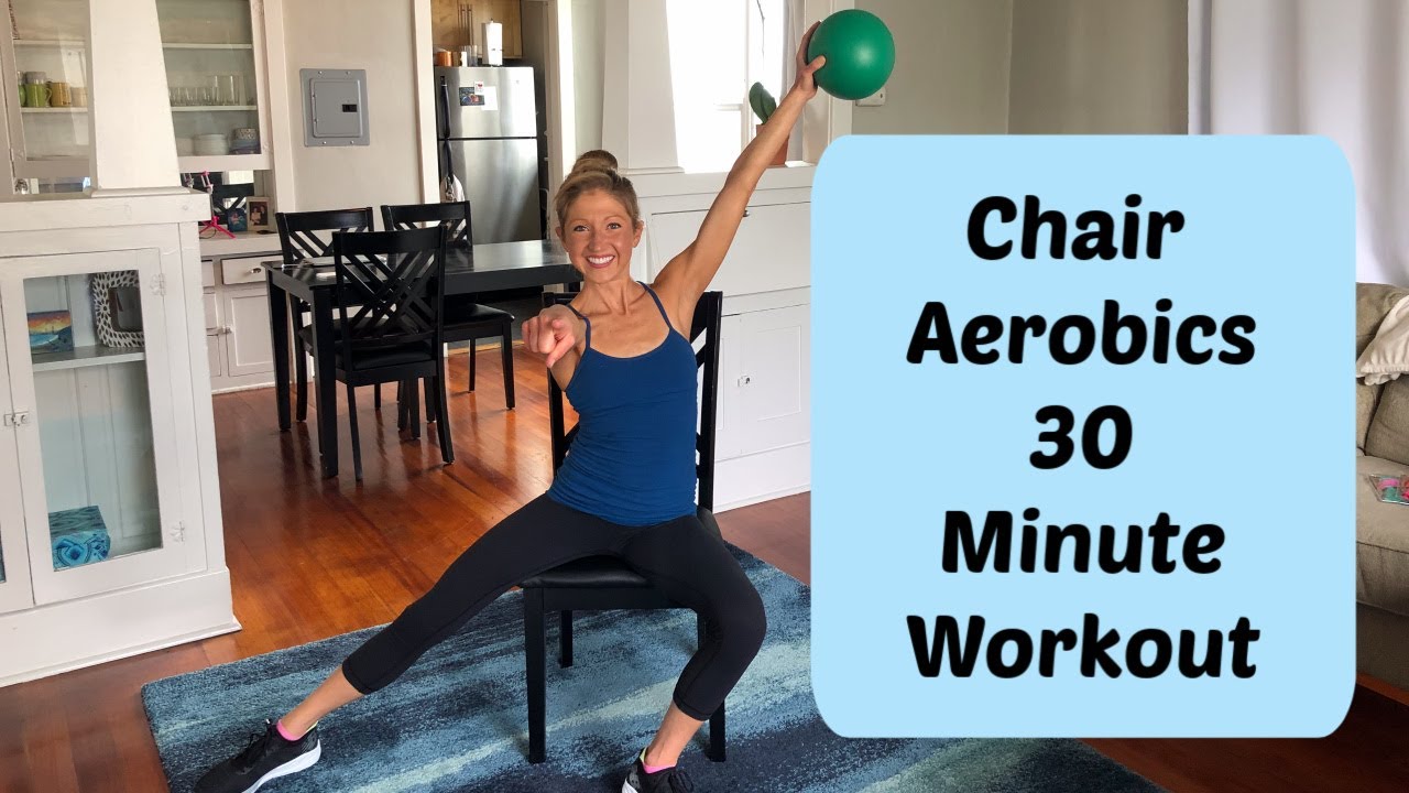 Chair Aerobics Workout. 30 Minute Chair Fitness Class - YouTube