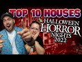 RANKING EVERY HOUSE AT HALLOWEEN HORROR NIGHTS 2022 ORLANDO!