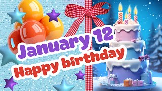 12 January Best Happy Birthday Song | Happy Birthday WhatsApp Status | Celebration Avenue