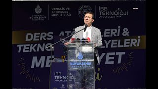 İmamoğlu, İBB Ders Atölyeleri ve Teknoloji Atölyeleri Mezuniyet Şöleni’ne Katıldı