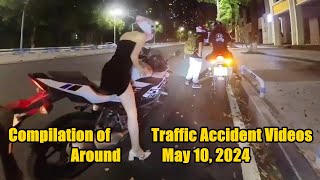 Compilation of China's Traffic Accident Videos Around May 10, 2024  2024年5月10日左右中国交通事故合集