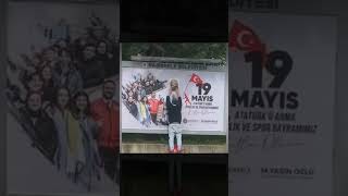 AKP'li belediyenin Atatürk'süz 19 Mayıs afişine bir vatandaş tarafından böyle rötuş yapıldı  #shorts