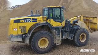 Komatsu WA470 Wheel Loader - H\u0026B Crushing, LLC  - Modern Machinery