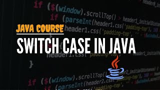 Conditional Statement Switch Case in JAVA - Hindi