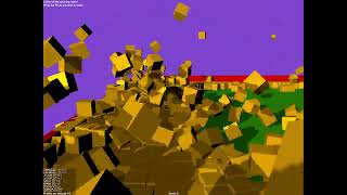 jMonkey engine 1500 boxes / physics test - 2026 - Java / OpenGL / Bullet Physics